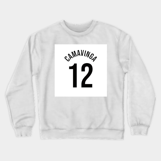 Camavinga 12 Home Kit - 22/23 Season Crewneck Sweatshirt by GotchaFace